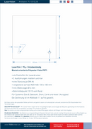 Laserfolien 2 Bohrungen 12