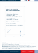 Laserfolien 2 Bohrungen 110